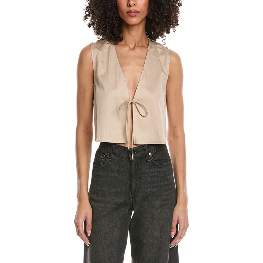 Leset Womens  Yoko Tie Top